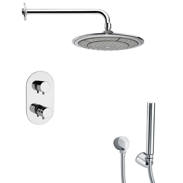 Remer by Nameek's Orsino Complete Shower System with Rough inValve